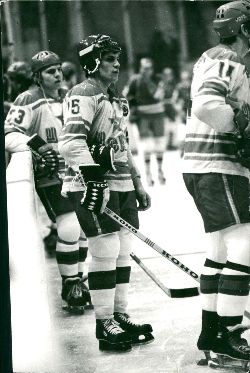 Sergei Makarov Ice Hockey Player. - Vintage Photograph