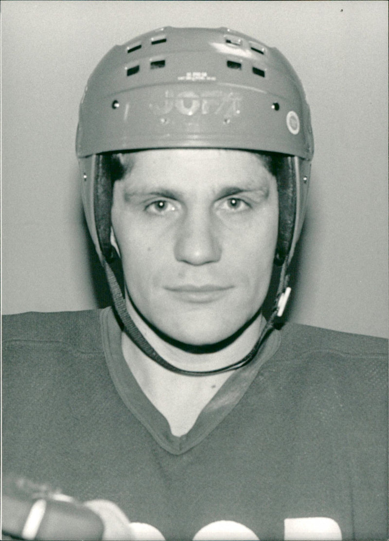 Sergei Makarov Ice Hockey Player. - Vintage Photograph