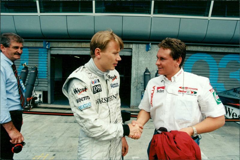 BIST OMPUT ASSOCH WARS EINER HAKKINEN EPA SECOND FERRARI PRESS BRITAIN ITALY - Vintage Photograph