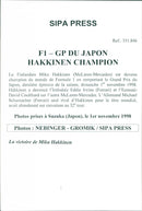 1998 BIST OMPUT ASSOCH SECOND FERRARI PRESS DAVID BRITAIN - Vintage Photograph