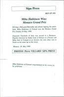 1998 BIST OMPUT ASSOCH WARS SECOND FERRARI PRESS BRITAIN ITALY - Vintage Photograph