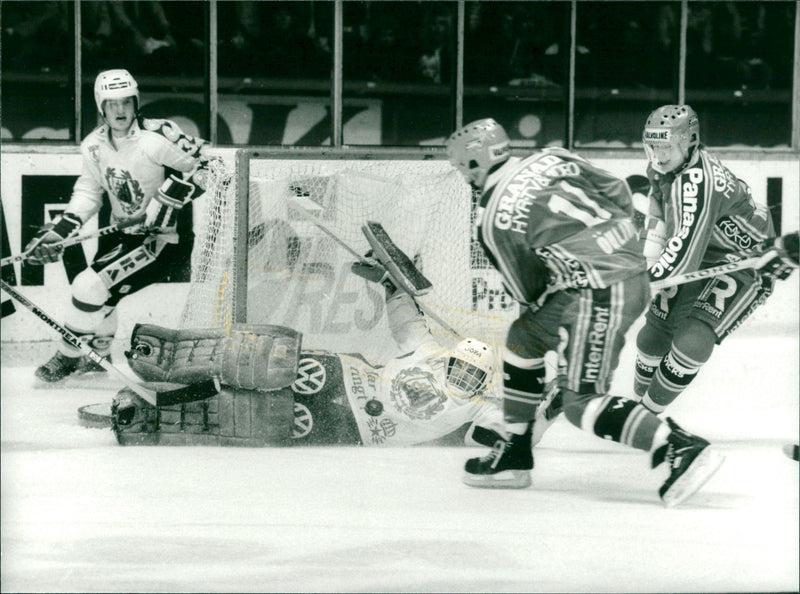 Åke Andersson, ice Hockey player. - Vintage Photograph