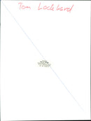 Tom Lockhart - Vintage Photograph