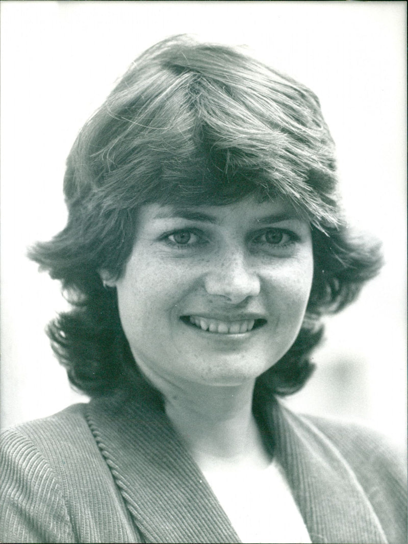 British journalist Pamela Armstrong - Vintage Photograph