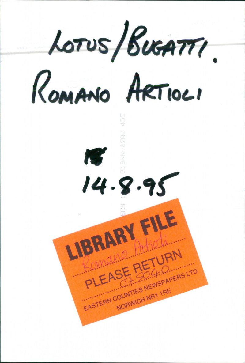 Romano Artioli - Vintage Photograph