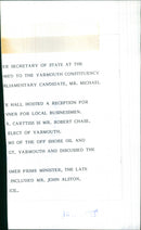 Nicholas Eden, 2nd Earl of Avon. - Vintage Photograph