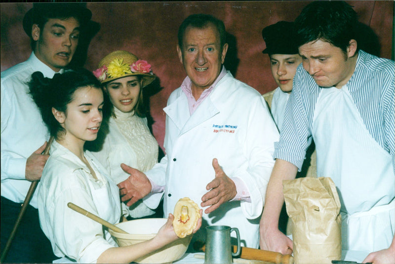 A scene from the Sweeny Tudd musical featuring Patrick Anthony - Vintage Photograph