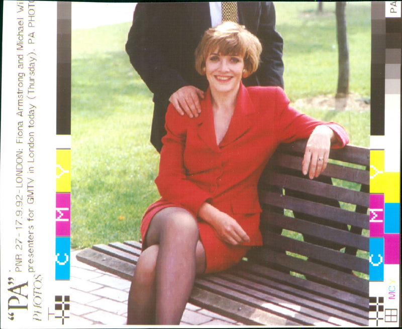 TV newscaster Fiona Armstrong - Vintage Photograph