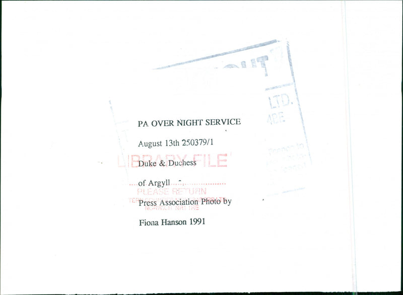 Duke and Duchess of Argyll - Vintage Photograph