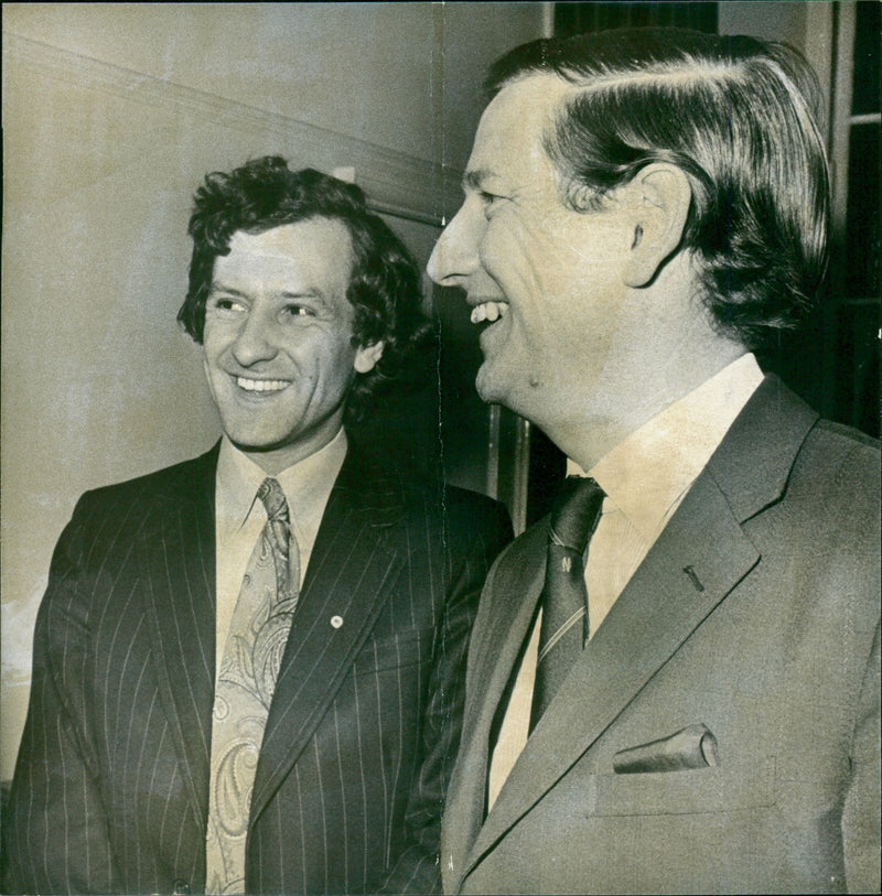 Andrew Bailey and Brian Lewis - Vintage Photograph