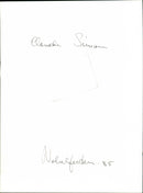 Claude Simon - Vintage Photograph