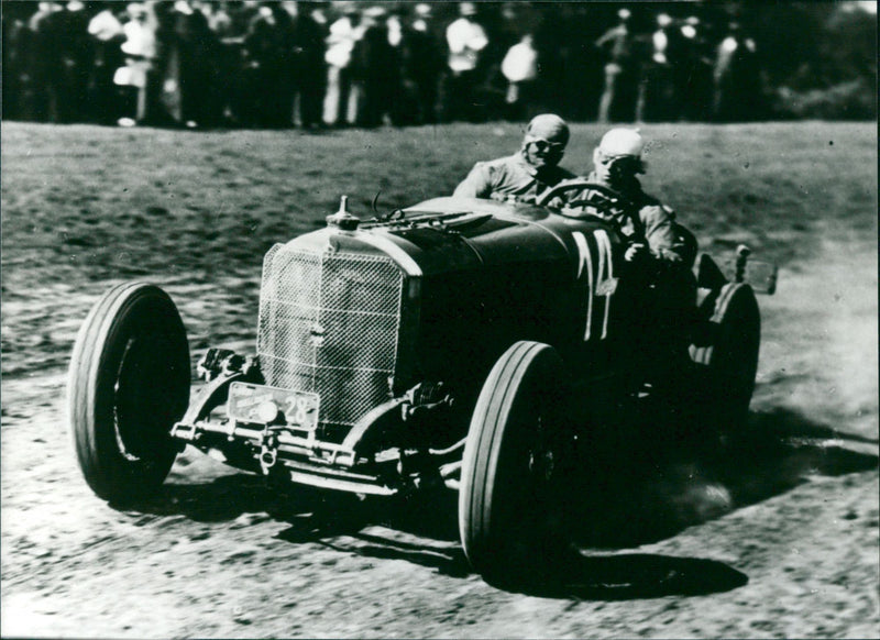 The Mercedes-Benz race cars - Vintage Photograph