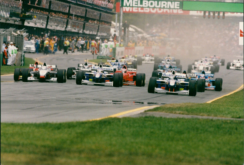 1997 MADELI MAGNE GRAN PREMIO FERRARI PRINCE PRESS SECOND - Vintage Photograph