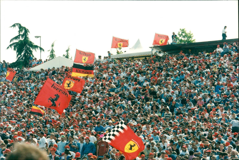 1996 MADELI MAGNE GRAN PREMIO DIT SECOND ITALIAN FERRARI FRENCH - Vintage Photograph