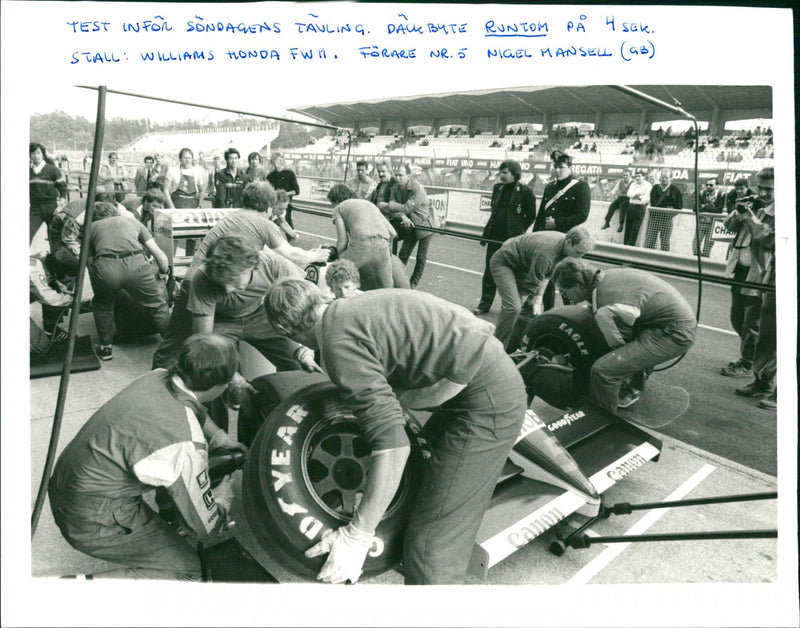 MADELI MAGNE GRAN PREMIO DITA SECOND ITALIAN FERRARI FRENCH - Vintage Photograph