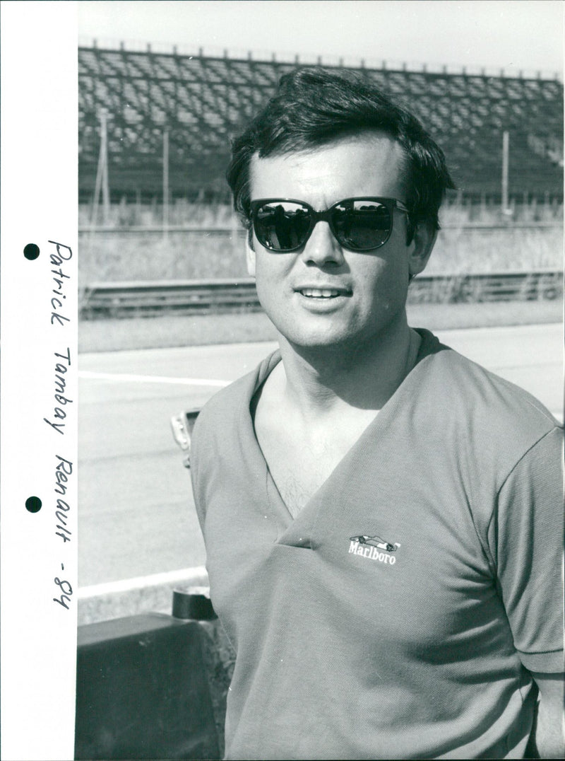 Patrick Tambay, Renault - Vintage Photograph