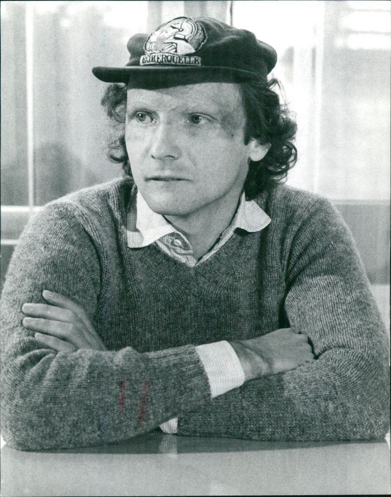 Niki Lauda Austrian Formula one Driver. - Vintage Photograph