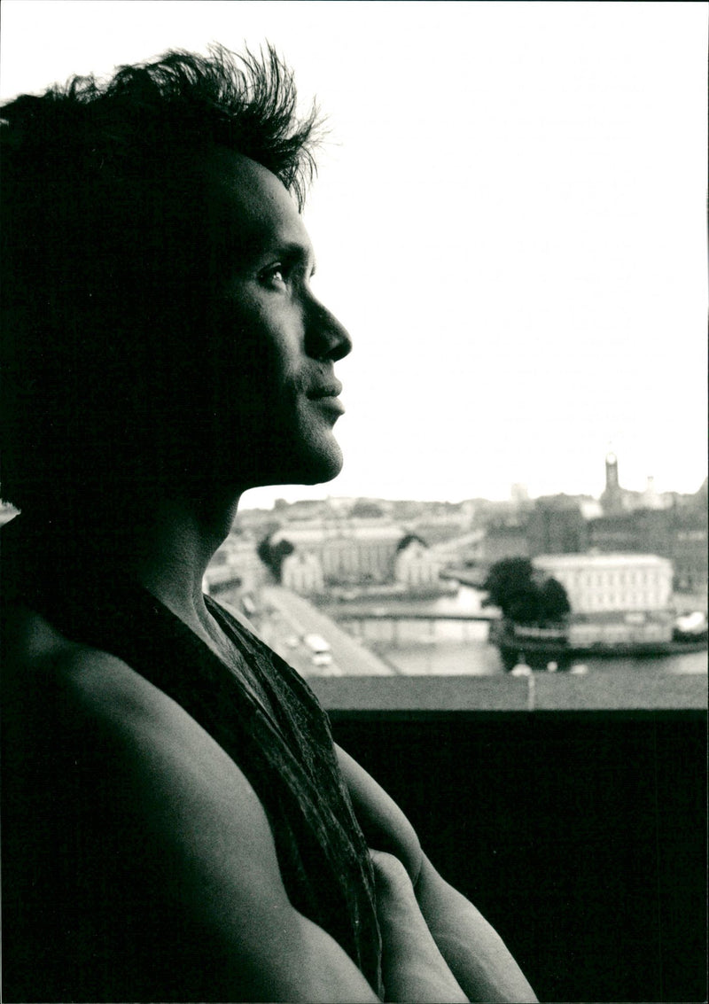 Dan Reed is a Rock Musician - Vintage Photograph