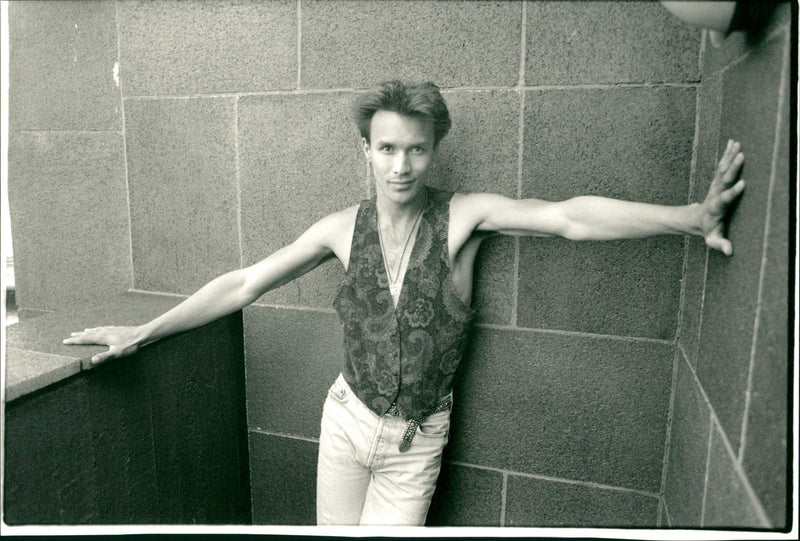 Dan Reed is a Rock Musician - Vintage Photograph