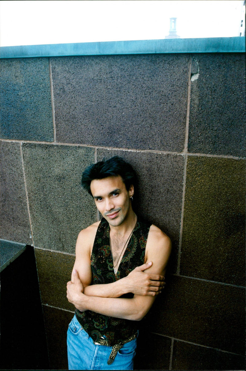 Dan Reed is a Rock Musician - Vintage Photograph