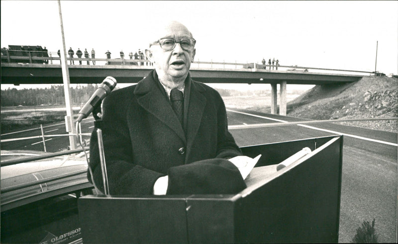 Governor Hjalmar Mehr. - Vintage Photograph