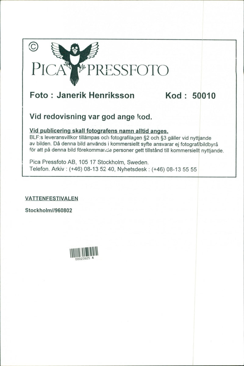 LANDSCAPE ARLA NMJOLK TELEPHONE SWEDEN RESPO - Vintage Photograph