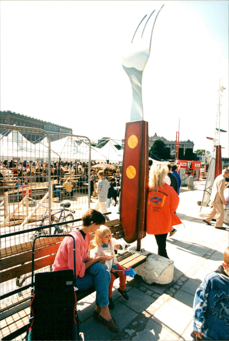 LANDSCAPE ARLA NMJOLK TELEPHONE SWEDEN RESPO - Vintage Photograph