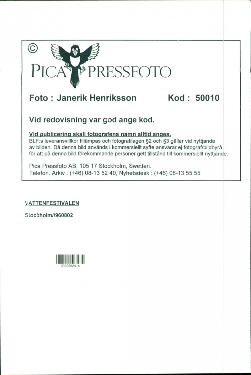 LANDSCAPE ARLA NMJOLK TELEPHONE SWEDEN RESPO - Vintage Photograph