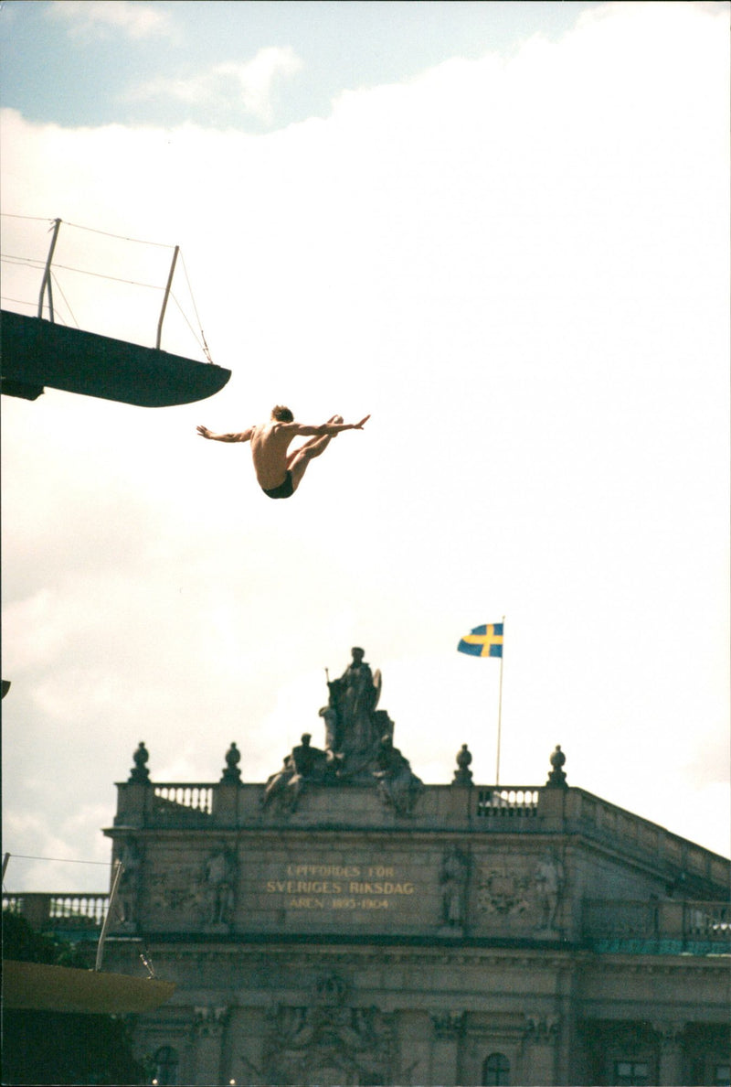 LANDSCAPE ARLA NMJOLK TELEPHONE SWEDEN RESPO - Vintage Photograph