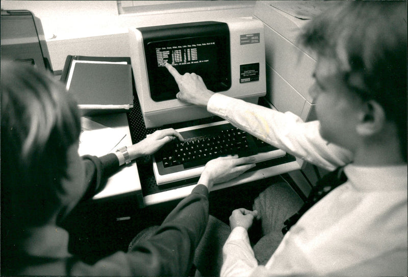 Data Machine - Vintage Photograph