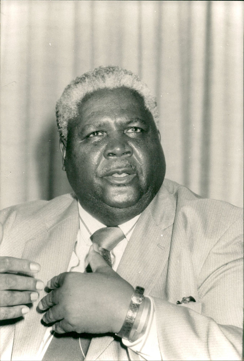 Zimbabwean politician Joshua Nkomo - Vintage Photograph