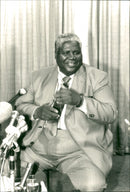 Zimbabwean politician Joshua Nkomo in London - Vintage Photograph
