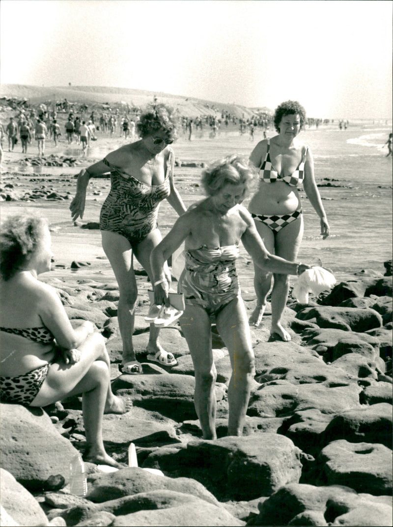 Canary Islands, Gran Canaria. - Vintage Photograph