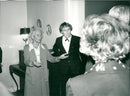 Swedish librarian Elsa Olenius with writer Astrid Lindgren - Vintage Photograph