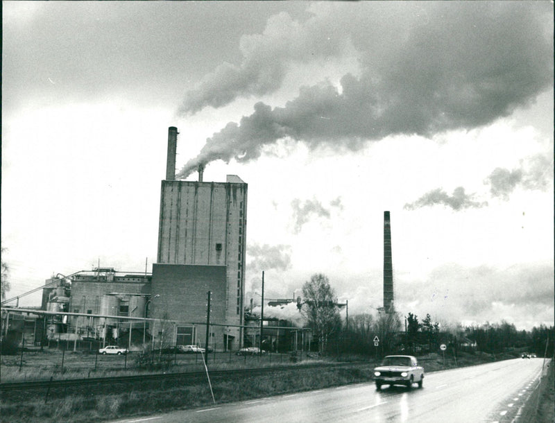 Munksjo Paper Mill - Vintage Photograph
