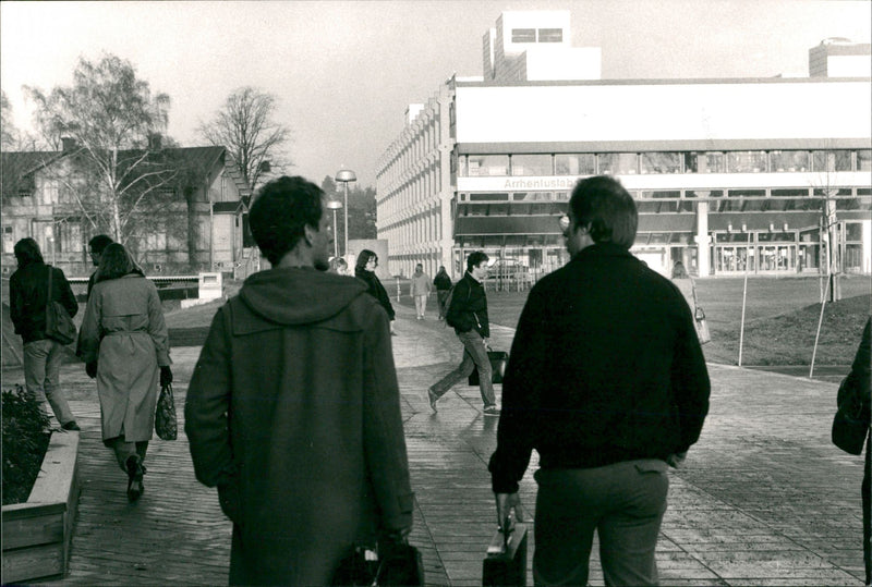 Stockholm's Universuty. - Vintage Photograph