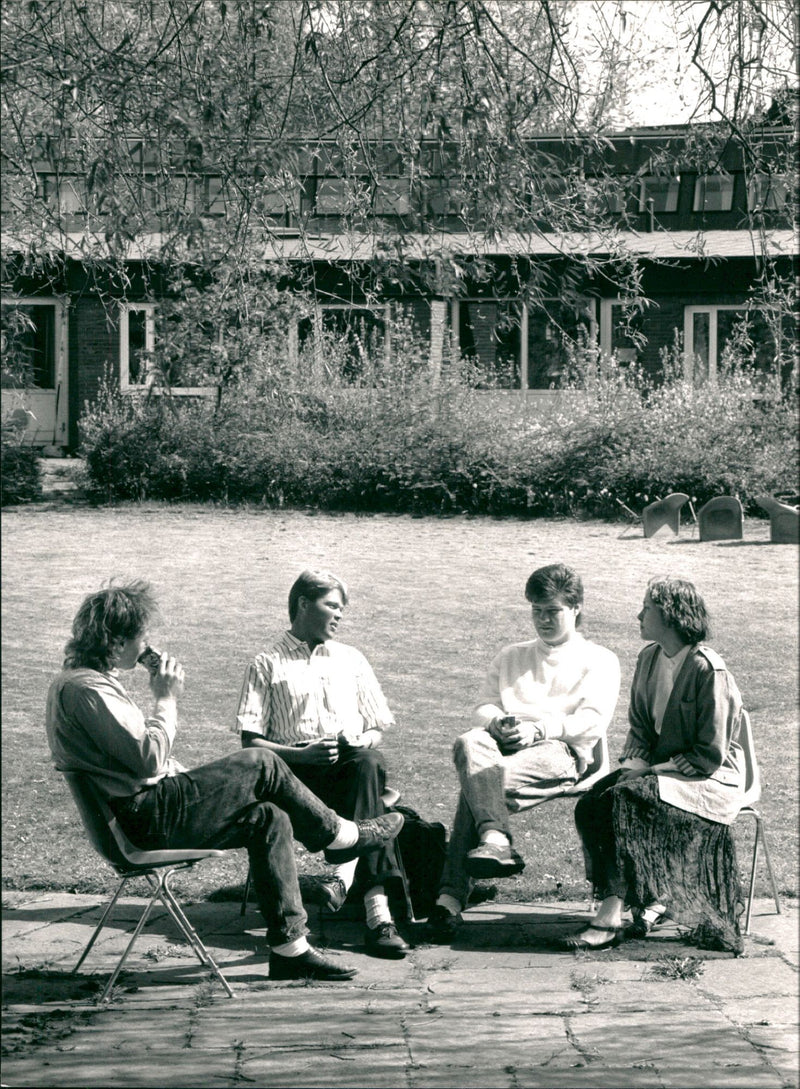 SCHOOL OF MUSIC - Vintage Photograph