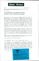 Aleksandr Solzhenitsyn - Vintage Photograph