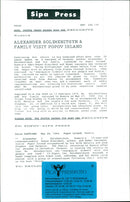 Aleksandr Solzhenitsyn - Vintage Photograph