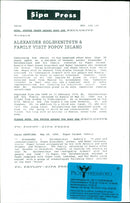 Aleksandr Solzhenitsyn - Vintage Photograph