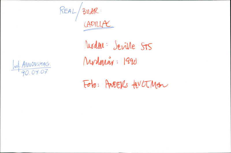 Cadillac Cars - Vintage Photograph