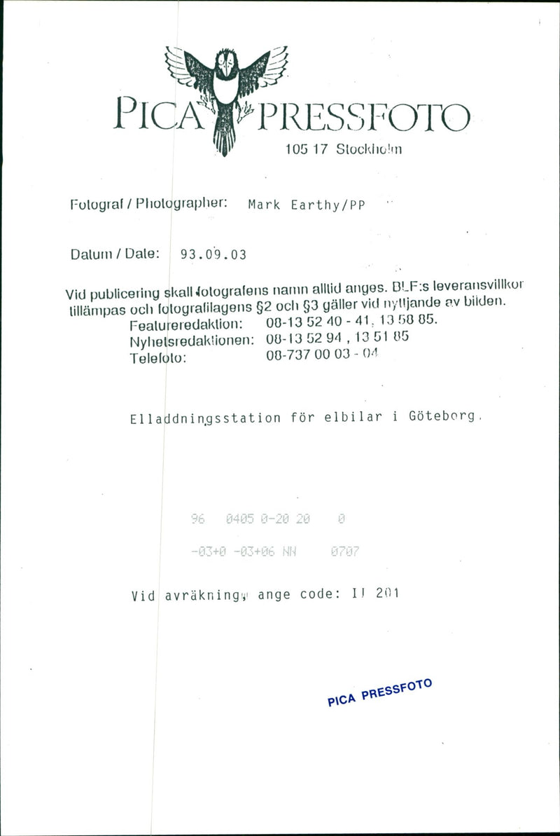 Electric Car - Vintage Photograph