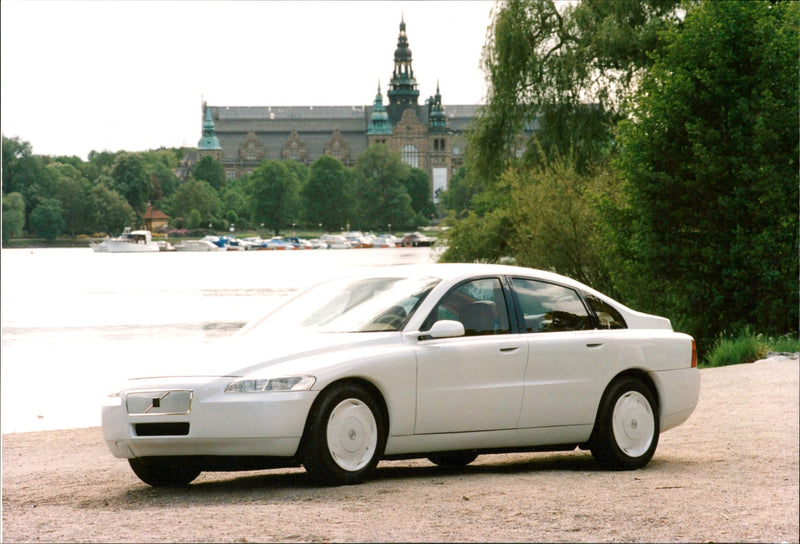 Volvo's new electric car. - Vintage Photograph