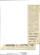 With his hands and glasses carefully attached, Alexander Solsjenitsyn studied Copenhagen with the writer's association chairman Hans Jörgen Lembourn as a guide. - Vintage Photograph