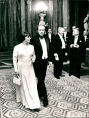 Aleksandr Solzhenitsyn and Natalia Solzhenitsyn. - Vintage Photograph