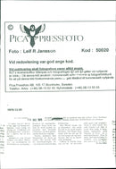 Aleksandr Solzhenitsyn, Harry Martinson and Eyvind Johnson. - Vintage Photograph