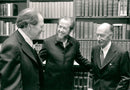 Aleksandr Solzhenitsyn, Harry Martinson and Eyvind Johnson. - Vintage Photograph