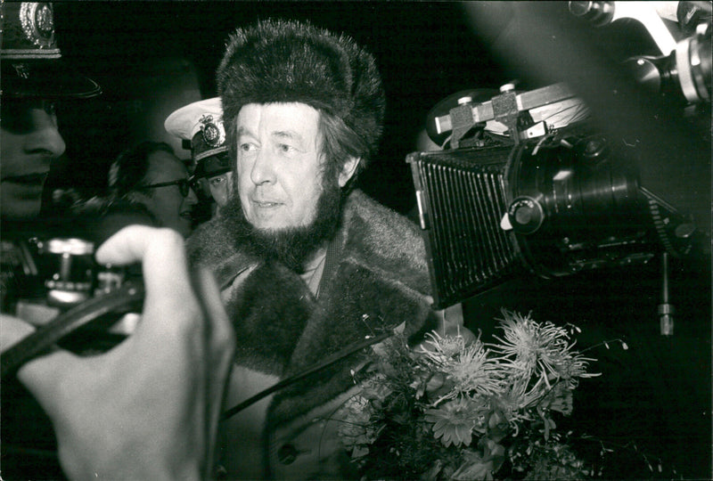 Aleksandr Solzhenitsyn, Russian author. - Vintage Photograph