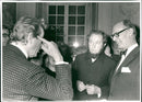 Danny Kaye and Aleksandr Solzhenitsyn. - Vintage Photograph
