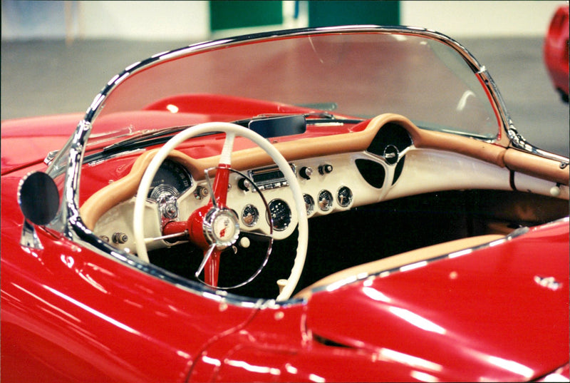 Cars : Old Cars, Corvette-1954 - Vintage Photograph